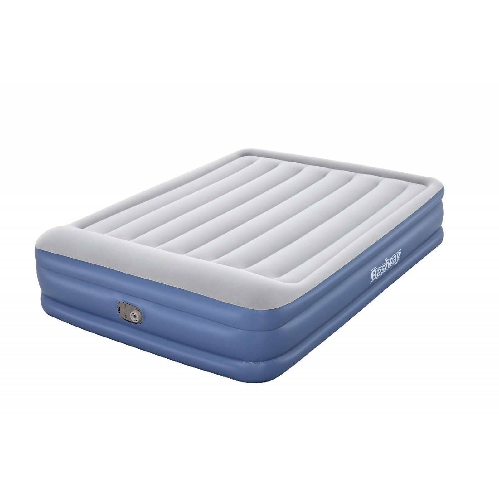 Colchon inflable queen con bomba de aire electrica integrada 1 modelo  2.03x1.52x46cm caja (1)