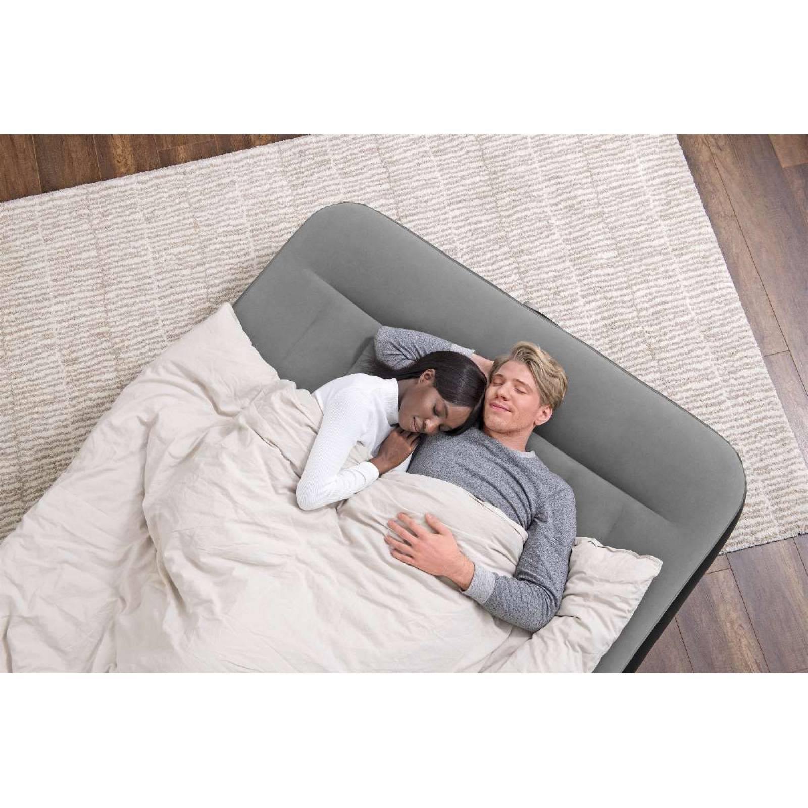 Colchon inflable queen con bomba de aire electrica integrada 1 modelo  2.03x1.52x36cm caja (1)