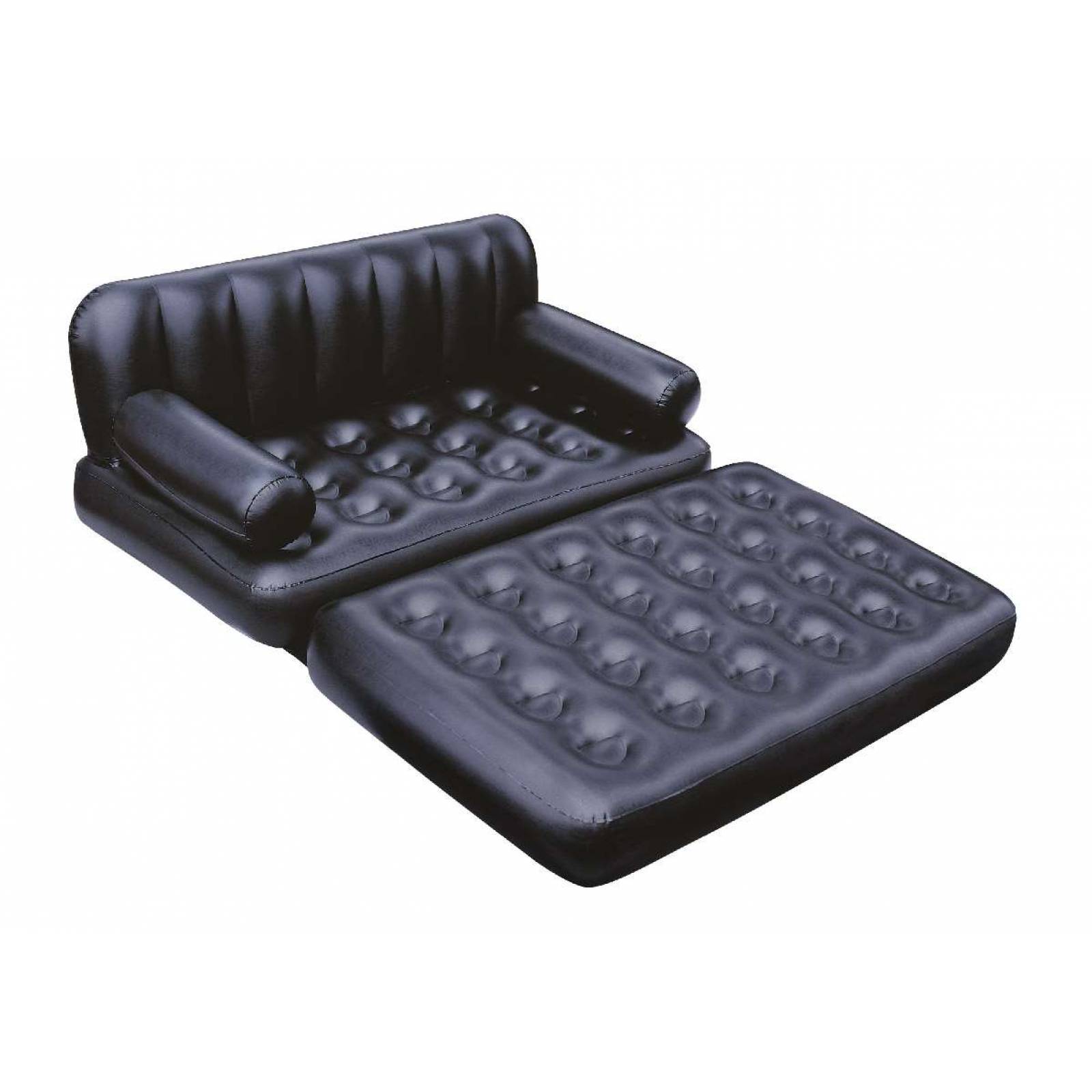 Sillon Cama Inflable 2 plazas 1.88m x 1.52m x 64cm 1 modelo color negro caja (1)