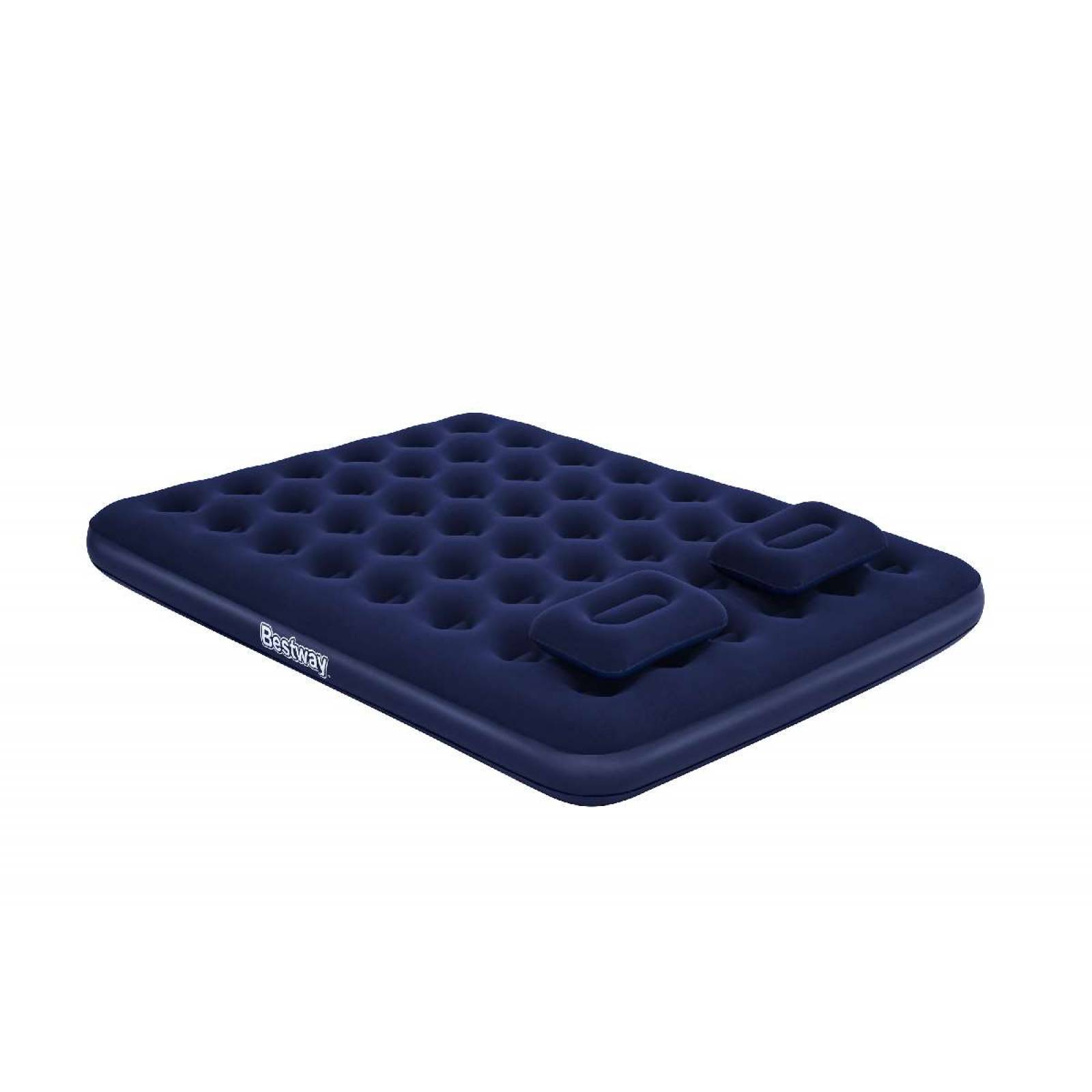 Colchon inflable queen con 2 almohadas y bomba 2.03x1.52x22cm Caja (1)