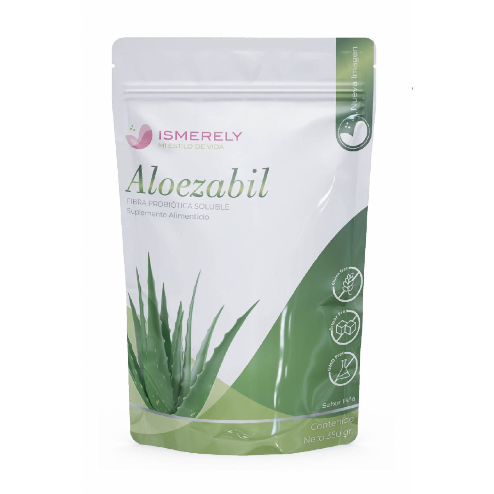 Ismerely Aloezabil fibra probiótica en polvo 350gr.