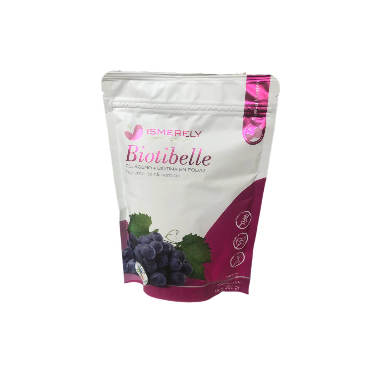 Ismerely Biotibelle Colágeno en polvo 350 gr. sabor uva