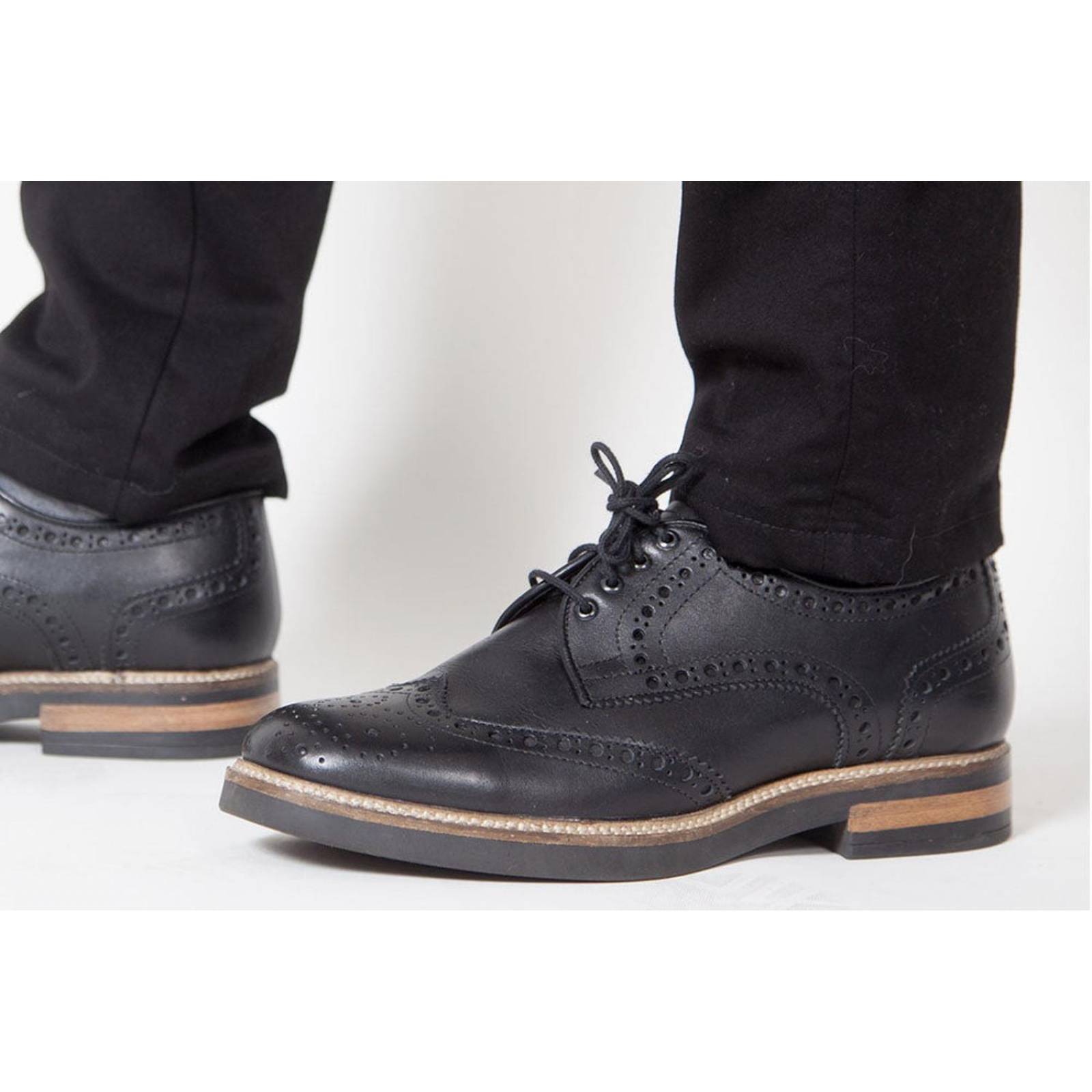 Viceversa Zapatos Brogue Color Negro 