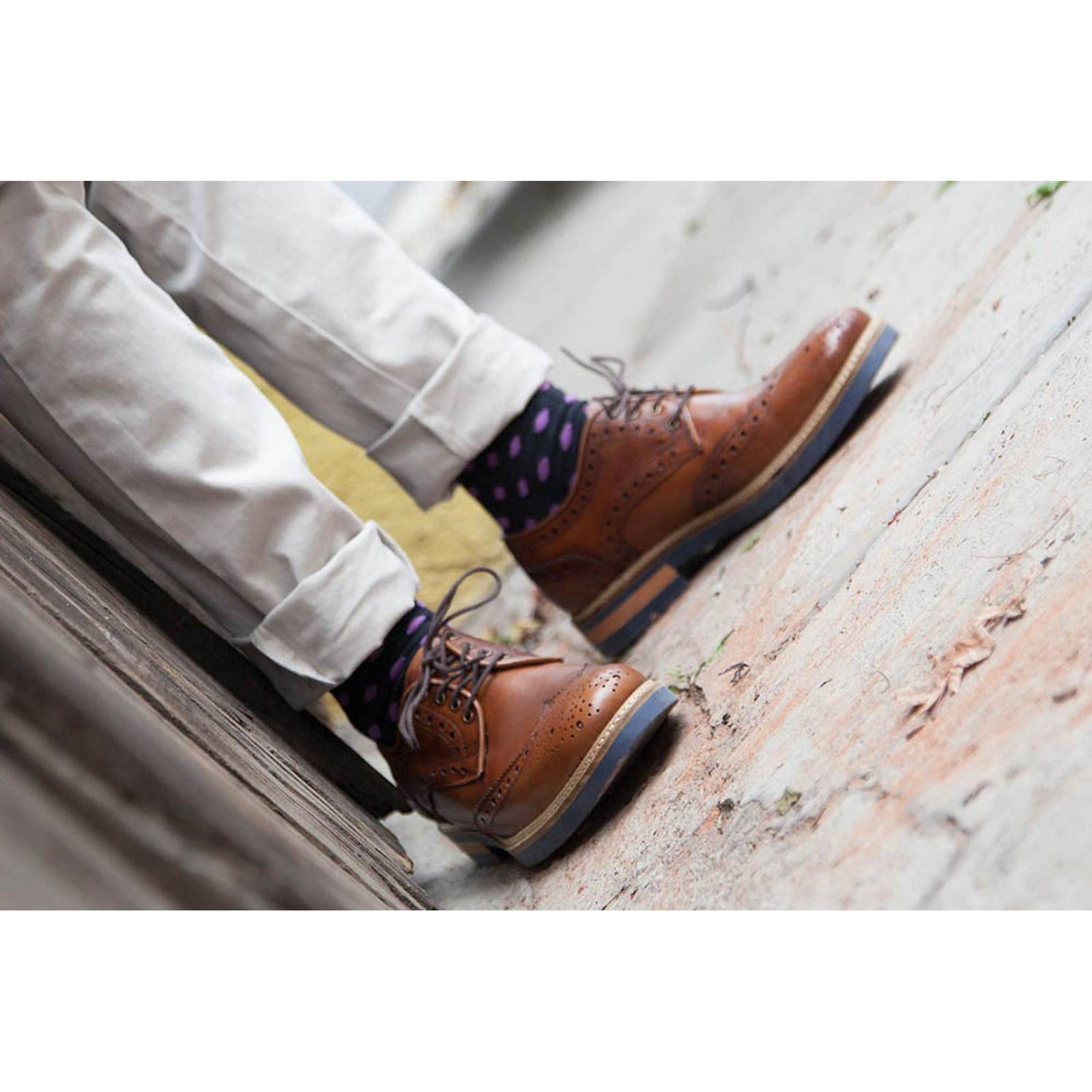 Viceversa Zapatos Brogue Color Miel 