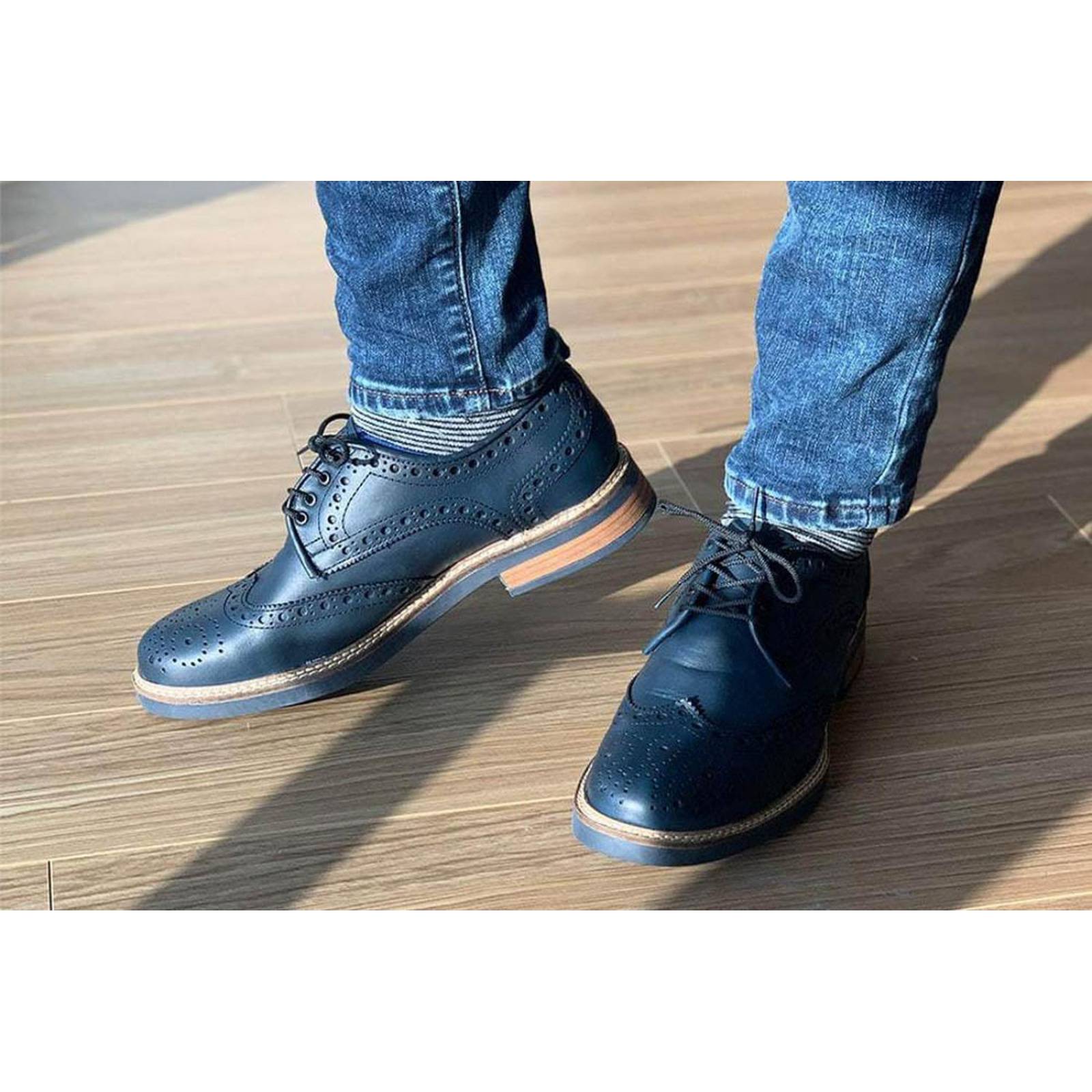 Viceversa Zapatos Brogue Color Azul 