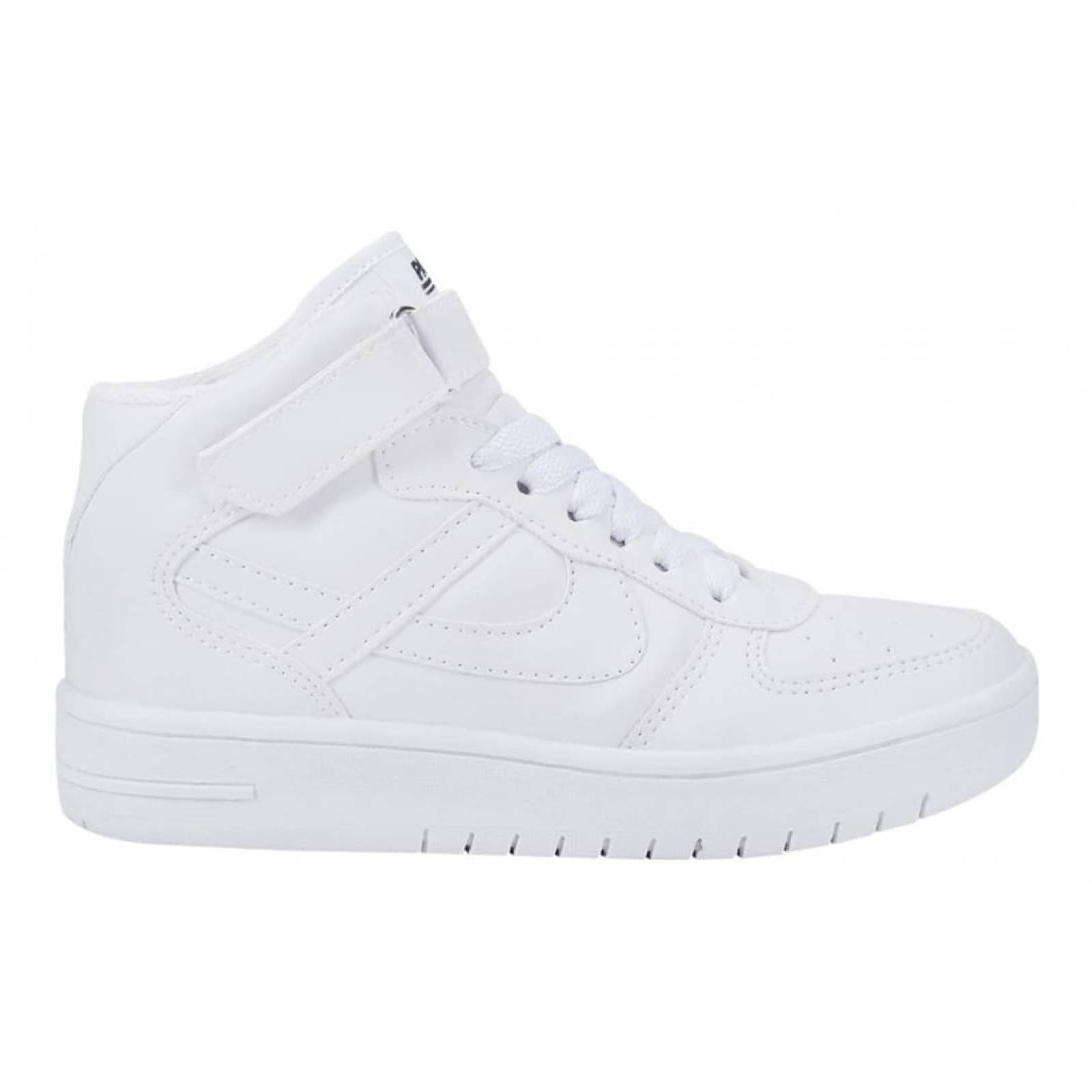 Tenis Casual Tipo Bota Panam 0301 Blanco De Niños De Moda