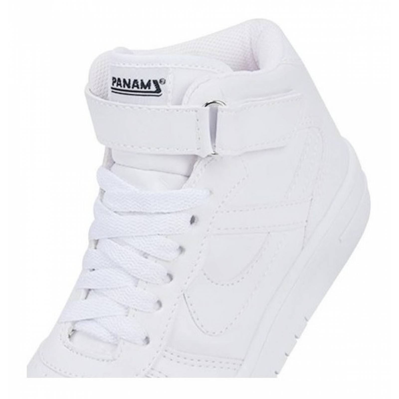 Tenis Casual Tipo Bota Panam 0301 Blanco De Niños De Moda
