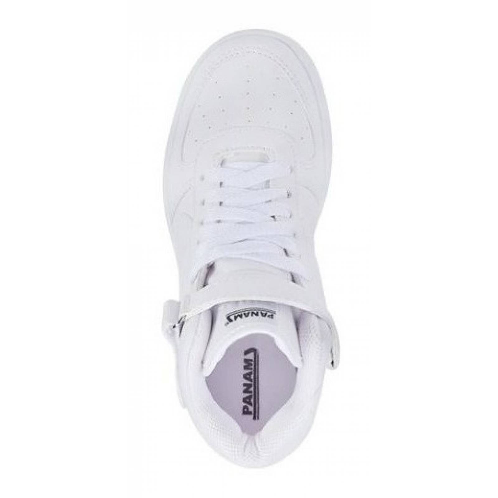 Tenis Casual Tipo Bota Panam 0301 Blanco De Niños De Moda