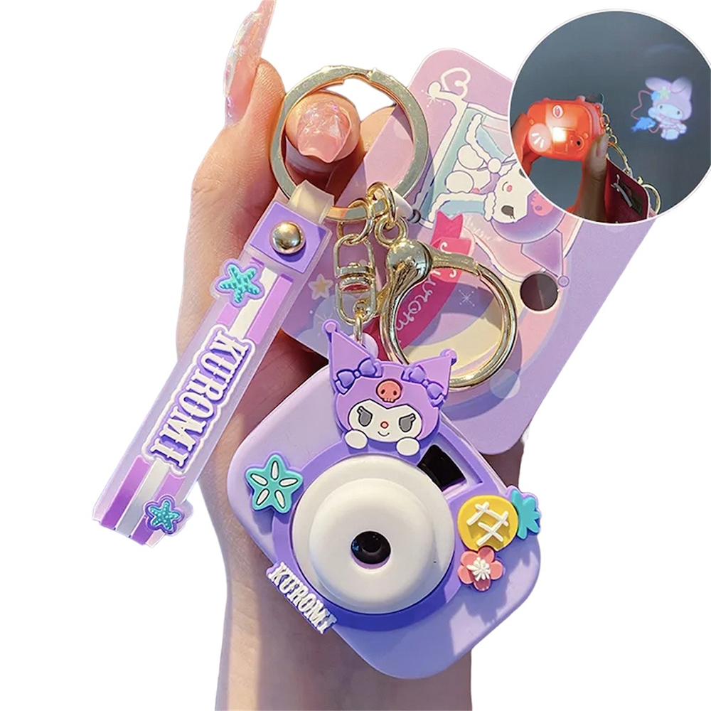 Llavero de Kuromi Camarita Con Proyector