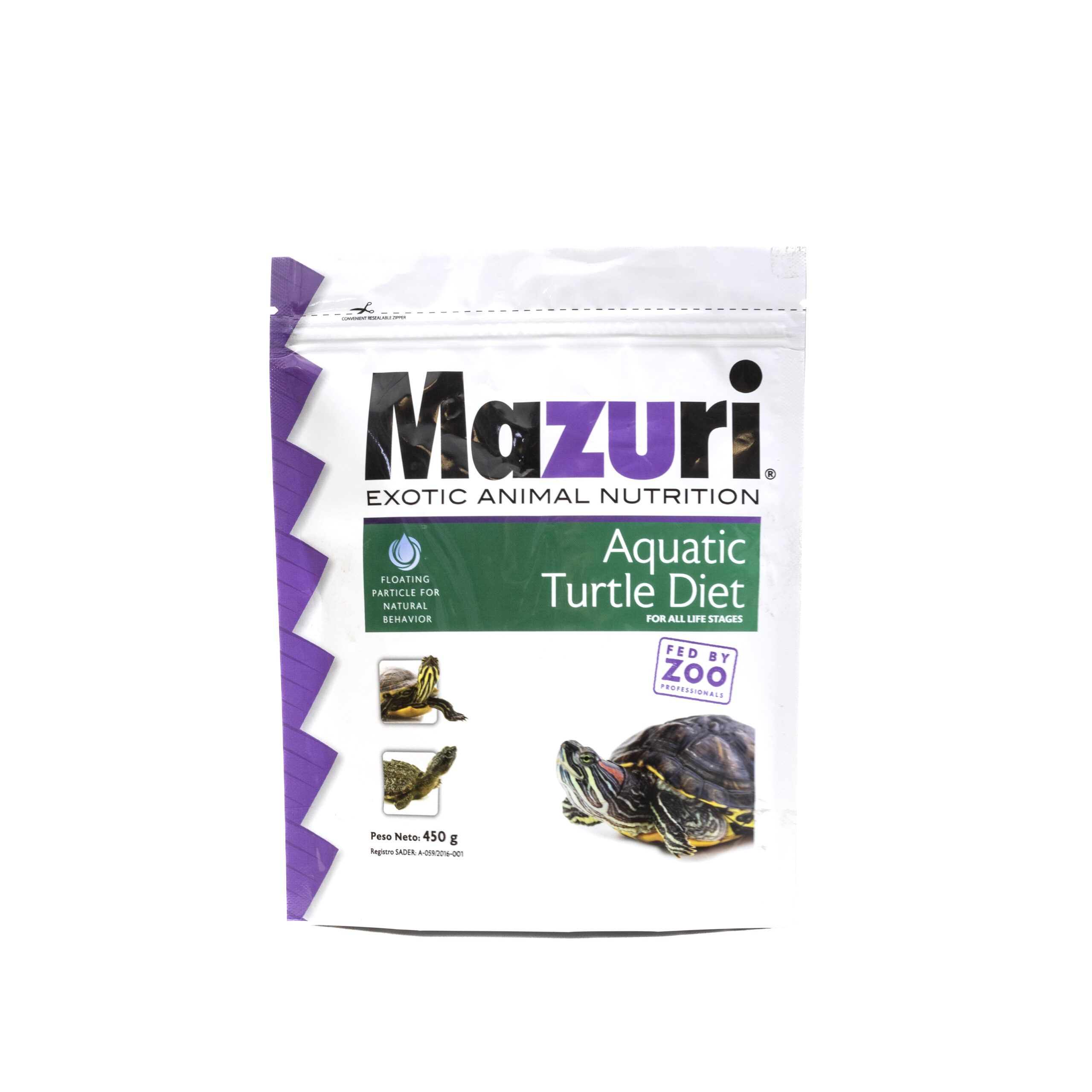 Alimento Para Tortuga Acuática Mazuri Aquatic Turtle 450g