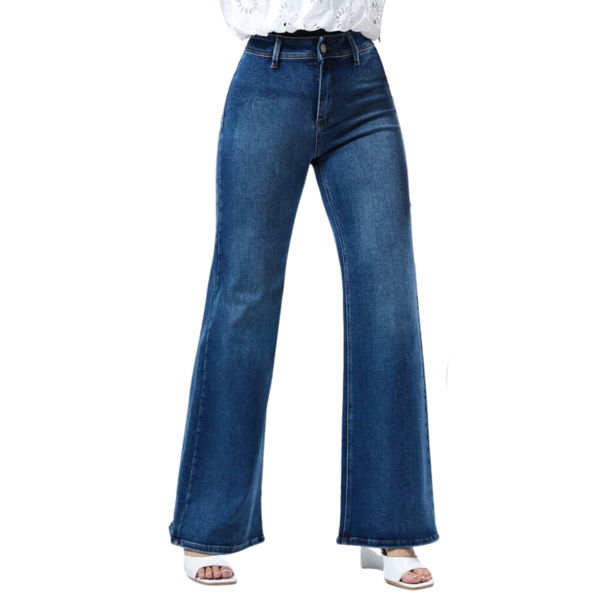 Jeans Mujer Tiro Alto Mom