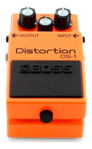 Pedal de efecto Boss Distortion DS-1 naranja