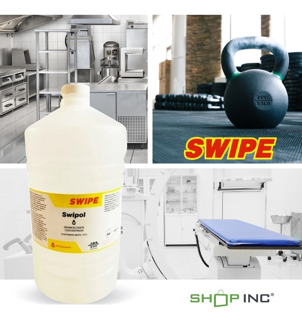 Desinfectante Concentrado Grado Quirúrgico Swipol Swipe 3.5l