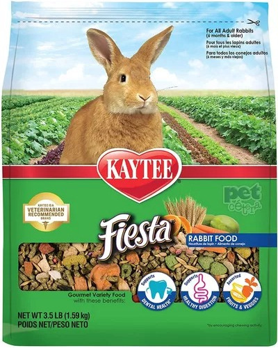 Alimento Para Conejo Frutas Verduras Kaytee Fiesta 1.5 Kg