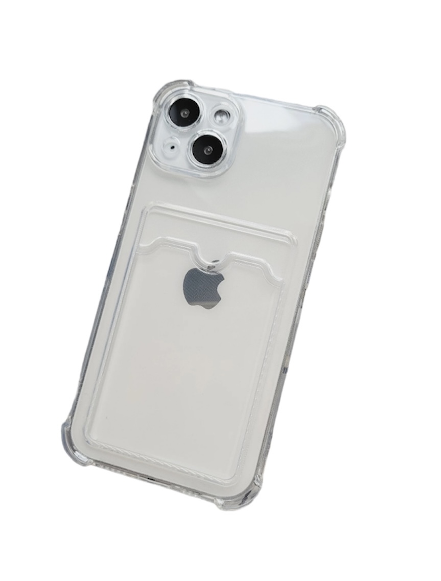 Funda Tarjetero Silicon Transparente para iphone