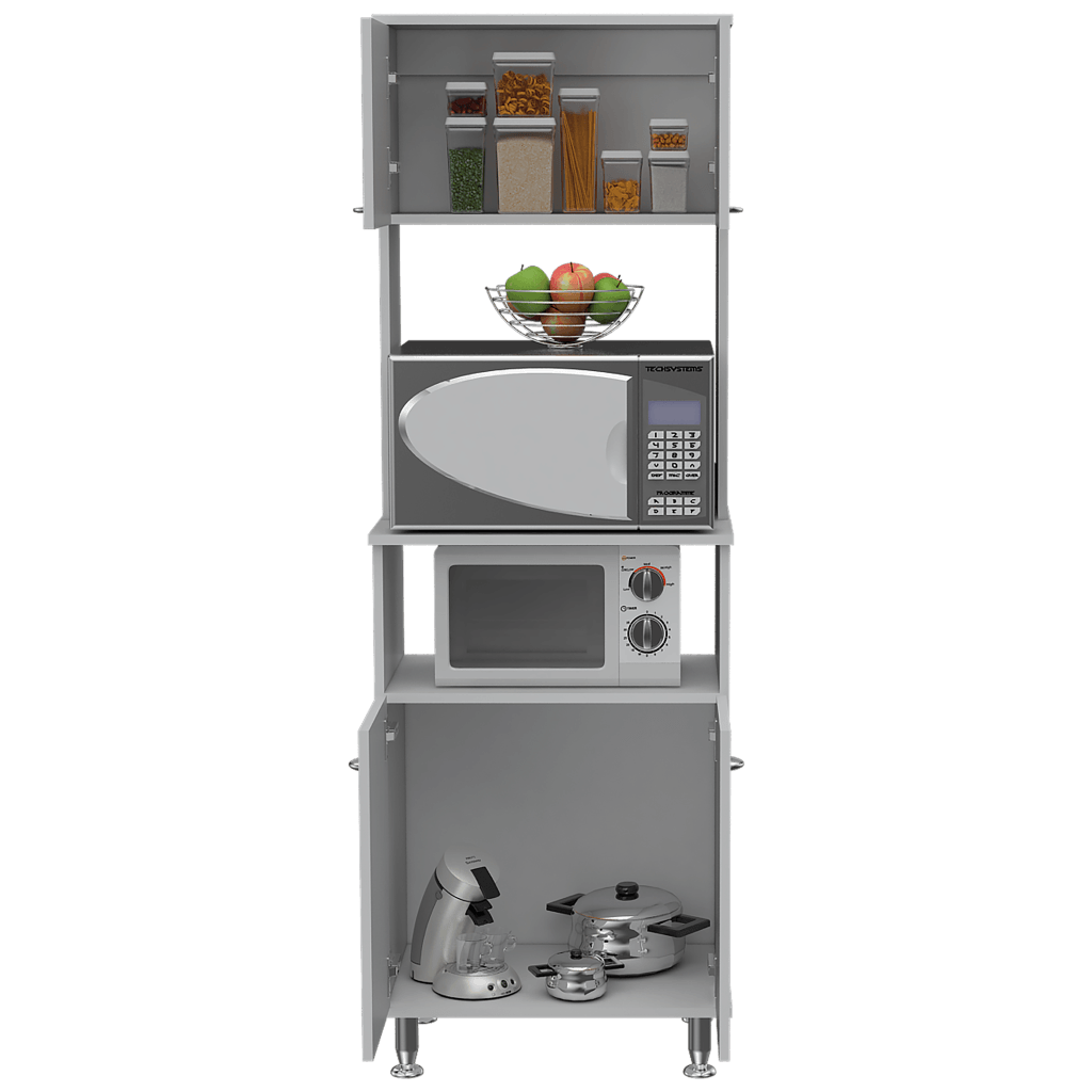 Mueble Alacena Fenixx, Blanco, Espacio para microondas