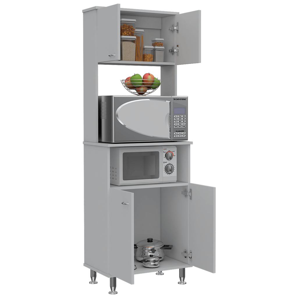 Mueble Alacena Fenixx, Blanco, Espacio para microondas