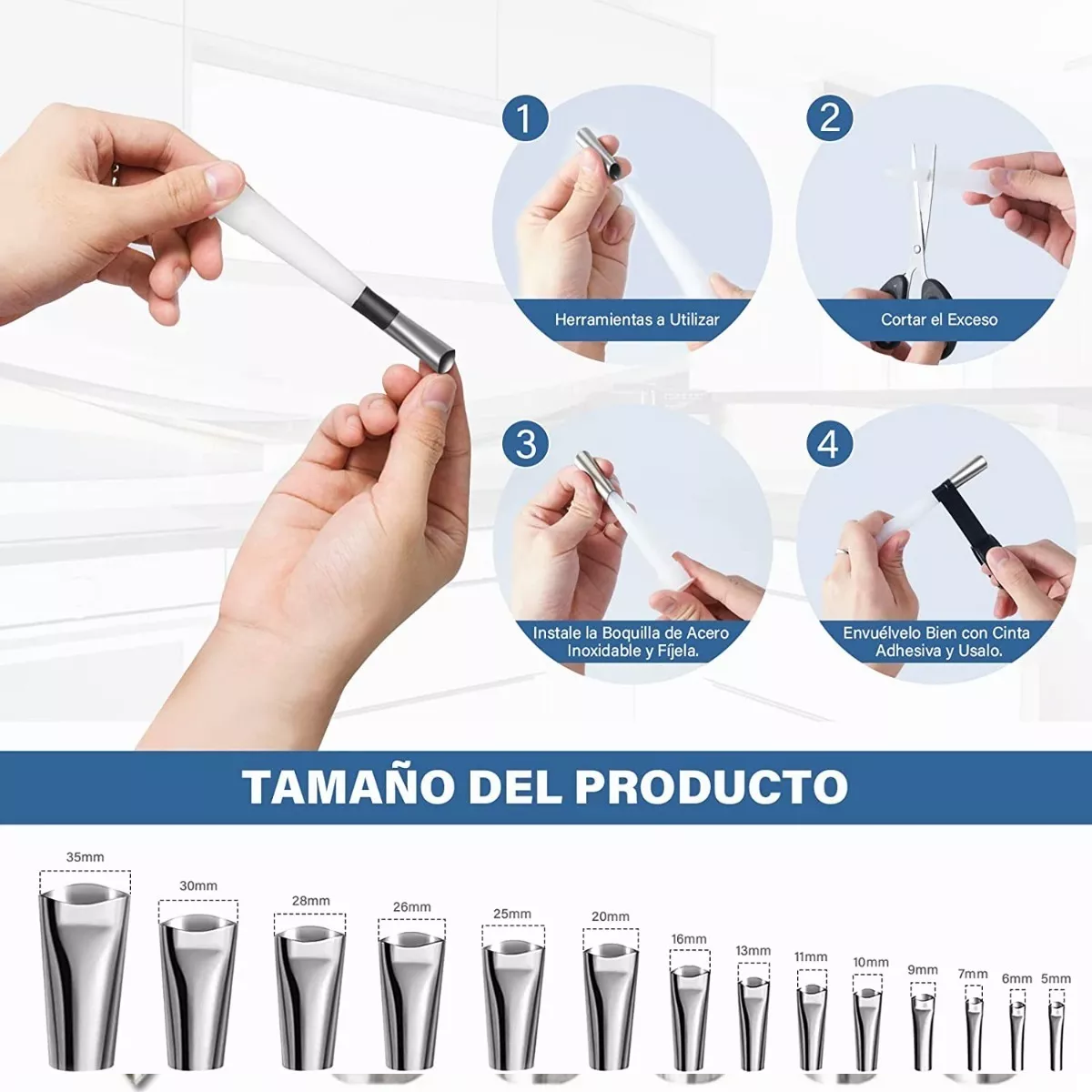 Herramientas De Calafateo De Silicona Para Cocina,baño 35pza