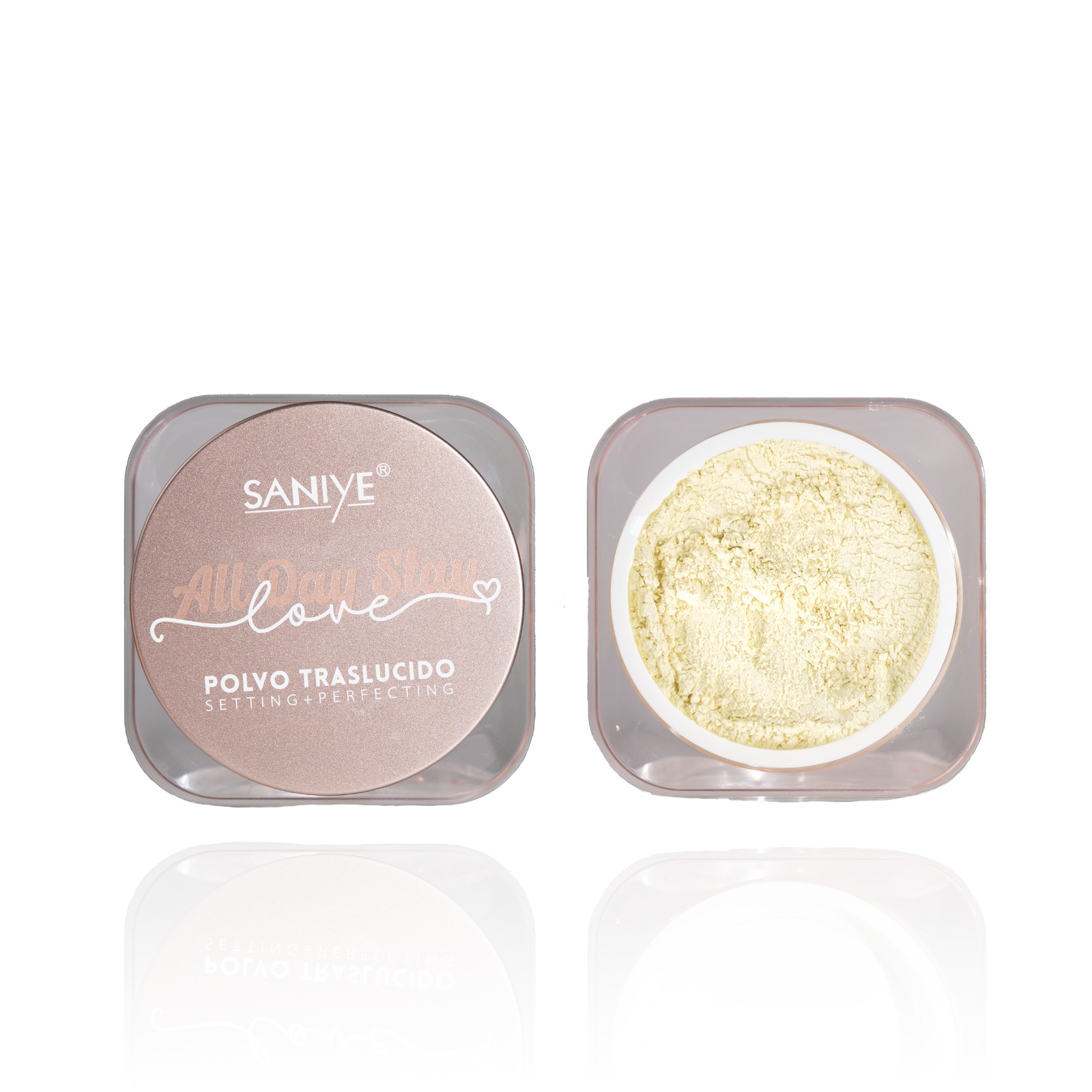 Polvo traslúcido Bl028 saniye tono blanco