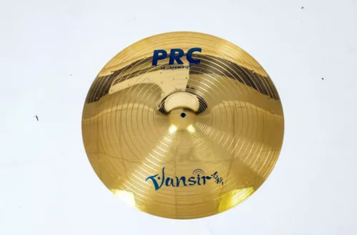 Set De Platillos Para Batería Vansir 4 Pcs Mas Funda V-prc-s Color Gold