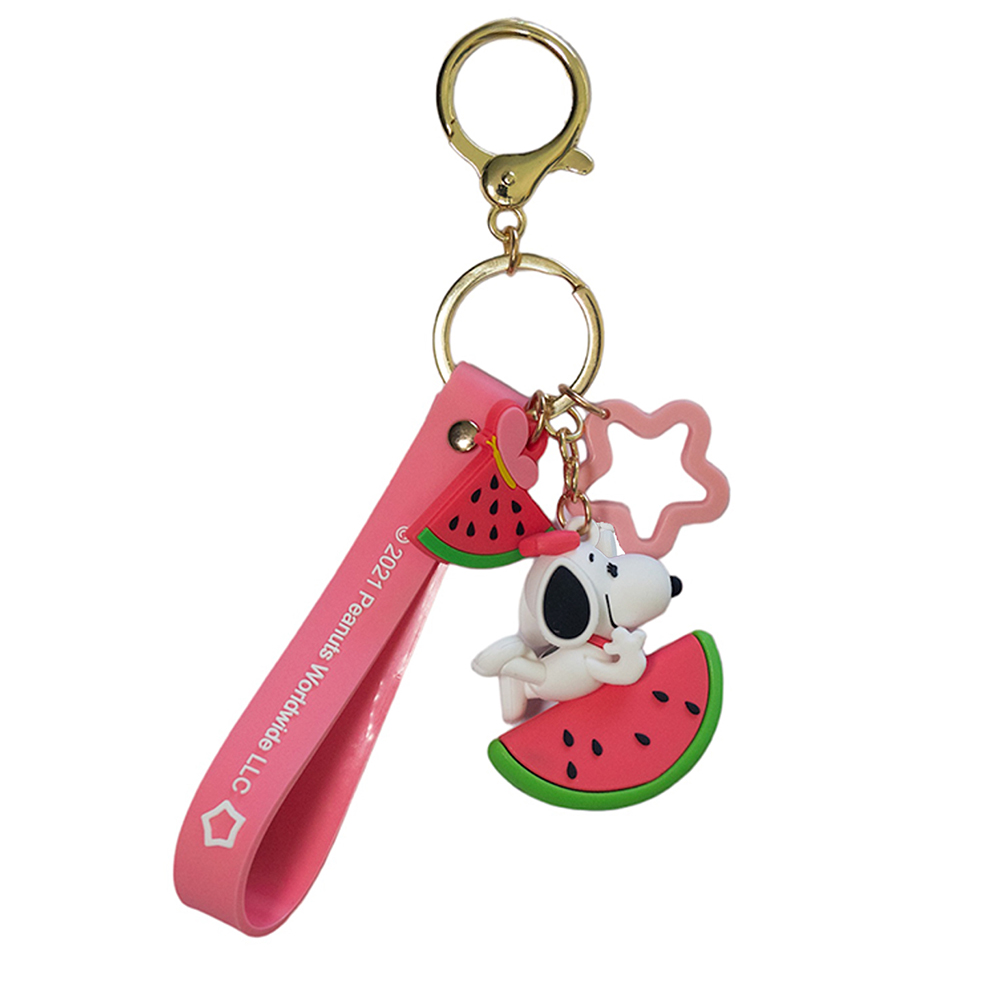 Llavero de Belle con Sandia de Snoopy