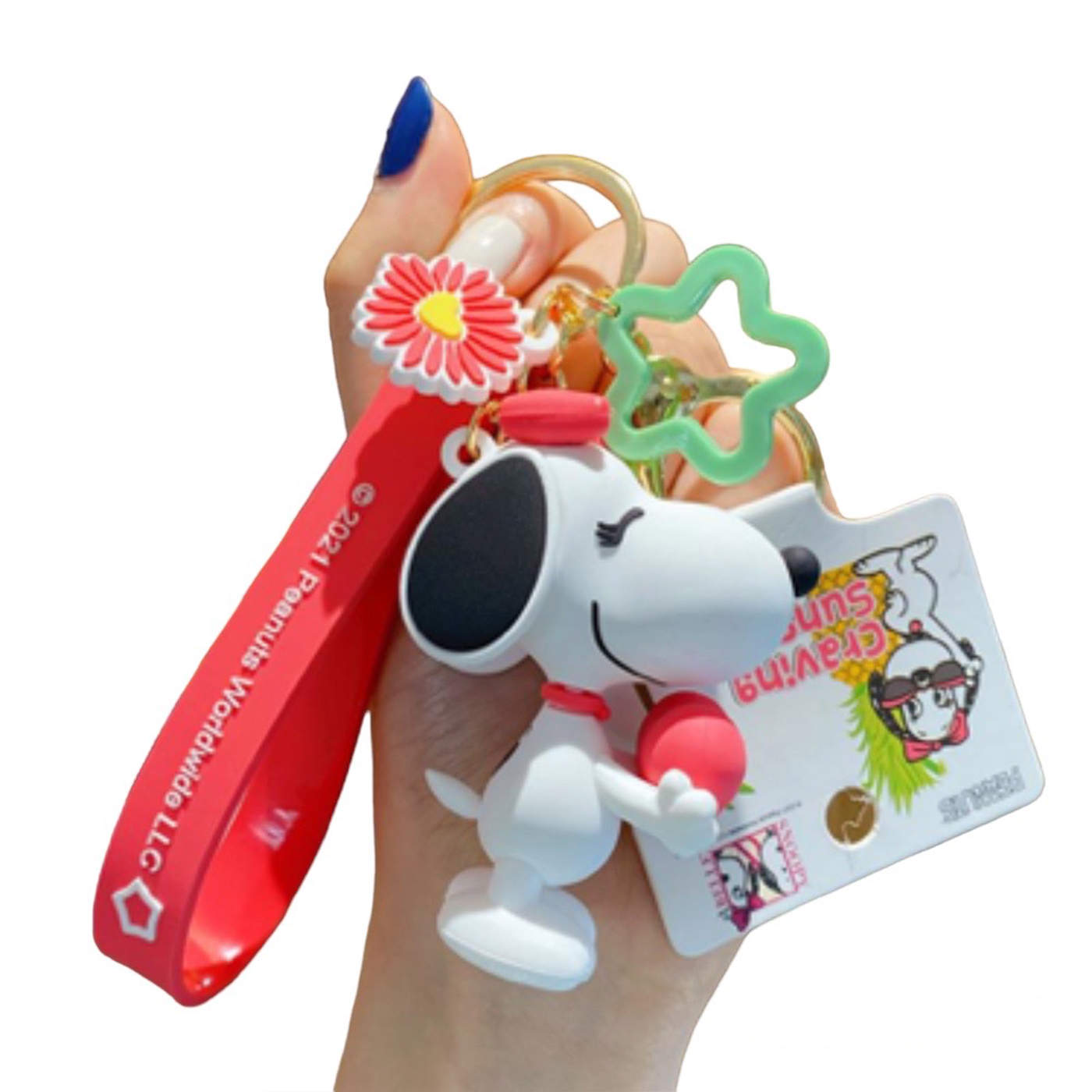 Llavero Belle Pelota de Corazon de Snoopy