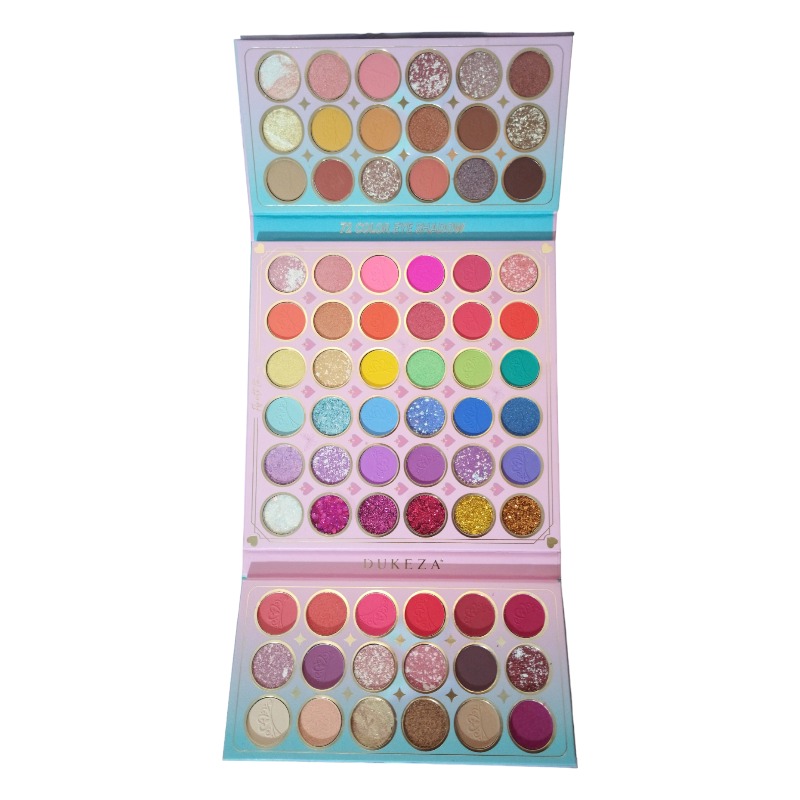 Paleta de sombras Dukeza con diseño de mariposa y 72 tonos