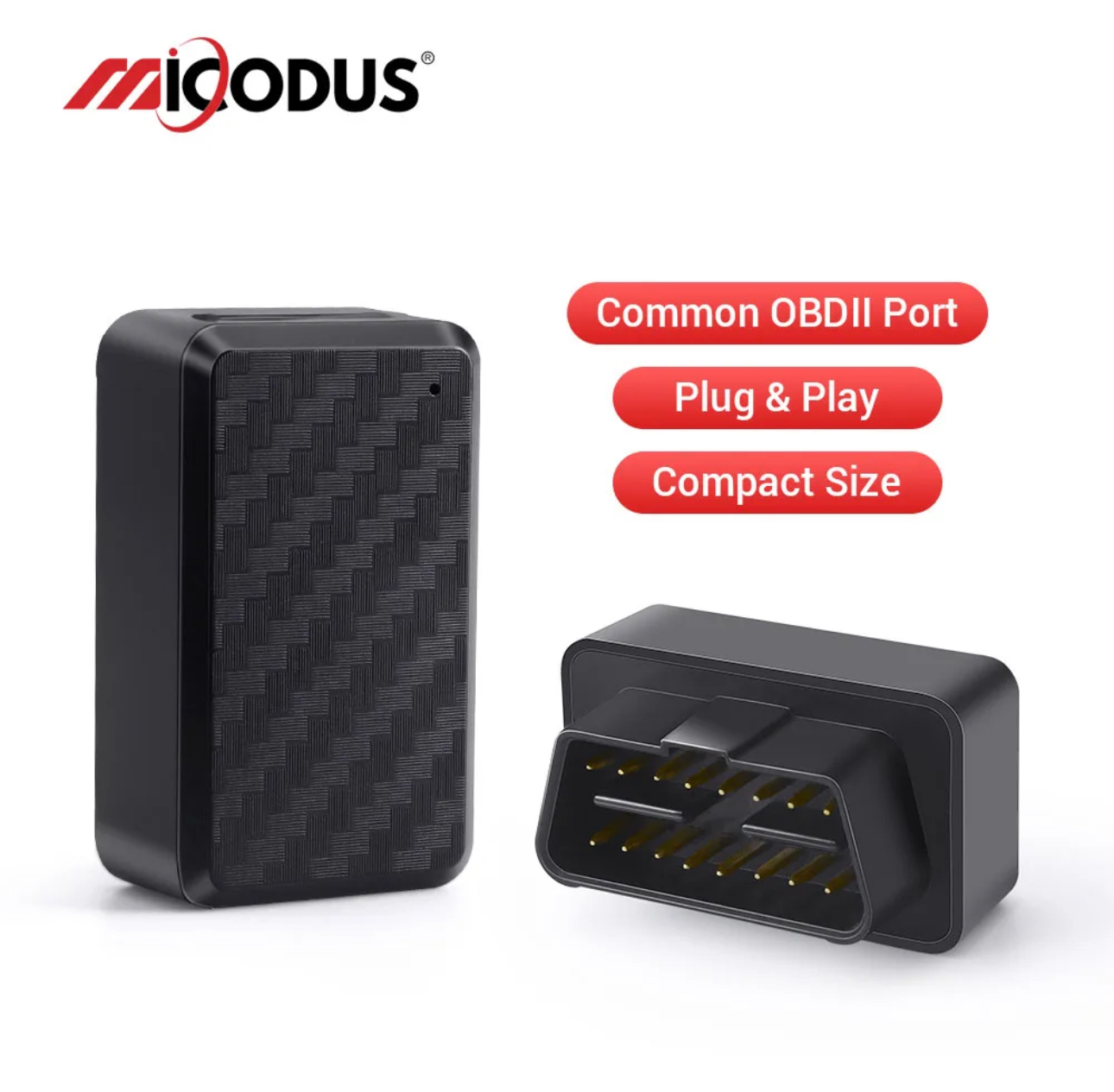 Localizador GPS para vehículos  MICODUS tipo OBD MV66 GPS MiCODUS sin plazo forzoso ni contratos