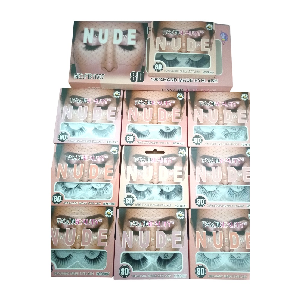 Paquete de 10 paras de pestañas Favor Beauty