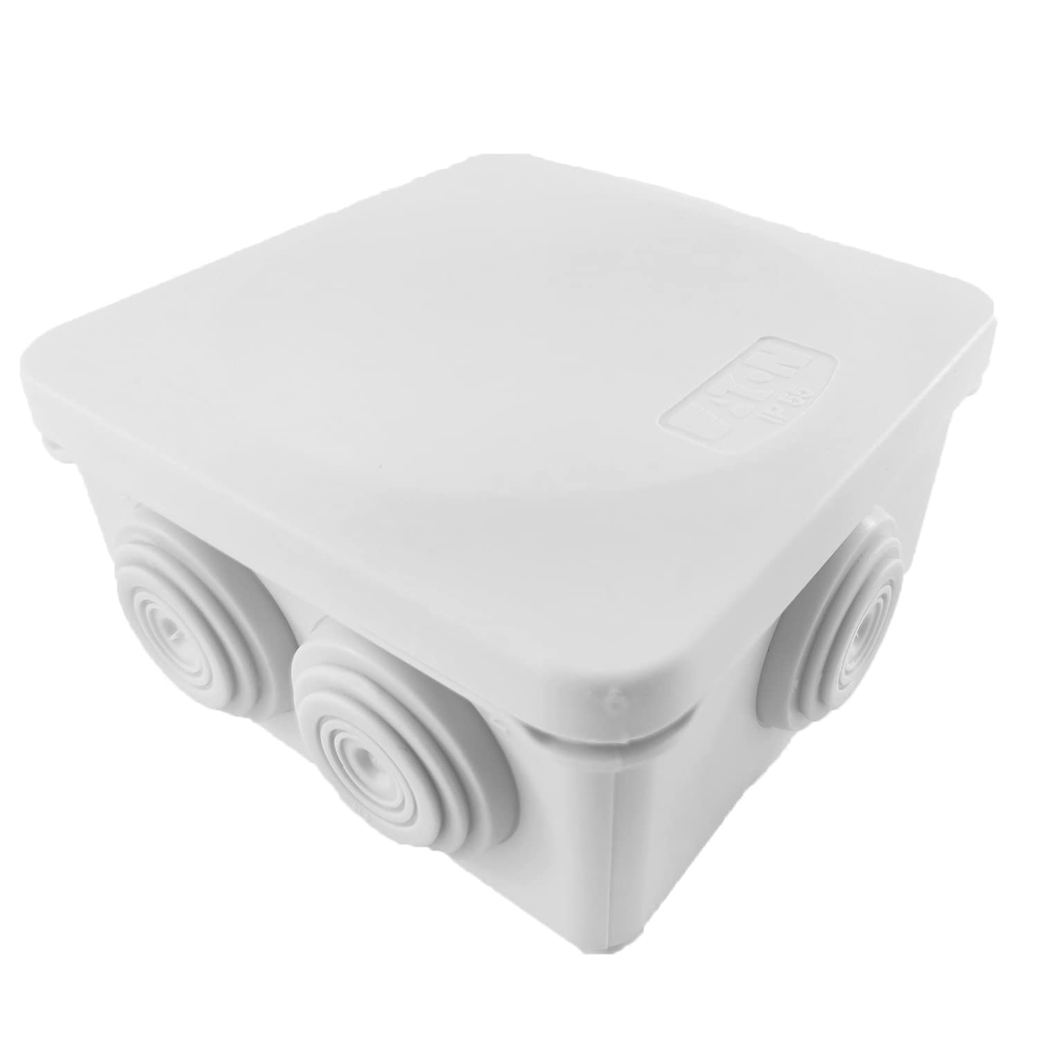 8 Cajas De Registro CCTV / PVC / 7 Entradas / Tapa A Presión / Videovigilancia / Conexiones cámara