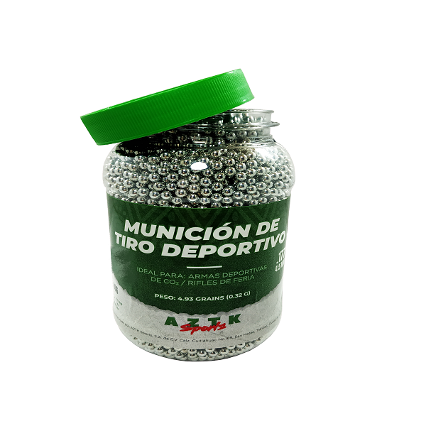 Balines Munición De Acero 4.5mm 6000 Pzs Co2