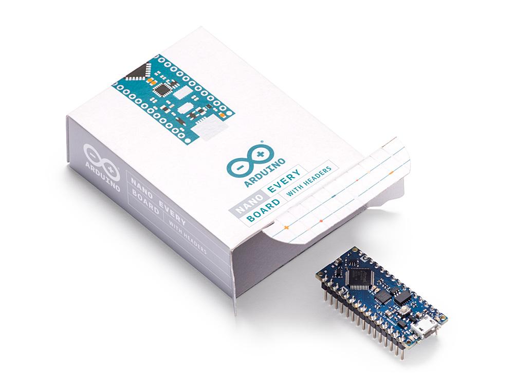 Arduino Nano Every W Headers Original Fabricado En Italia