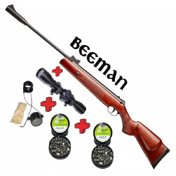 Beeman Rifle Jackal 2066 + Mira 4x32 + Diabolos Aztk 240 Pzs