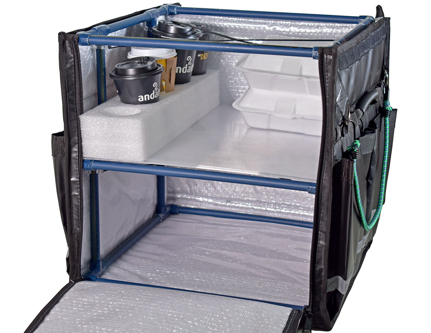 Mochila Termica Reparto de Alimentos a Domicilio Impermeable Delivery 48x48x50