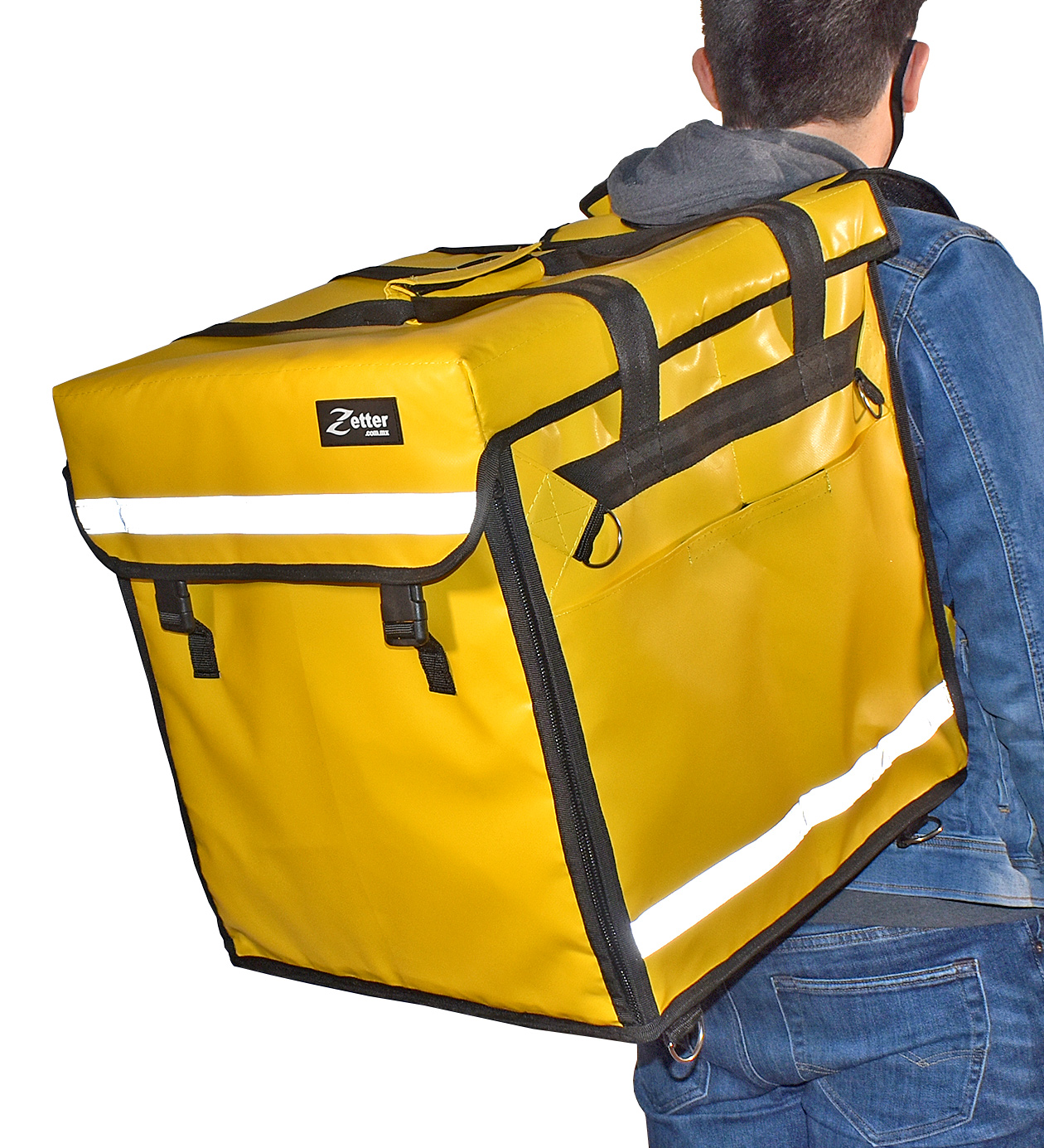 Mochila Térmica para Reparto de Alimentos Impermeable 41x41x45 Cm