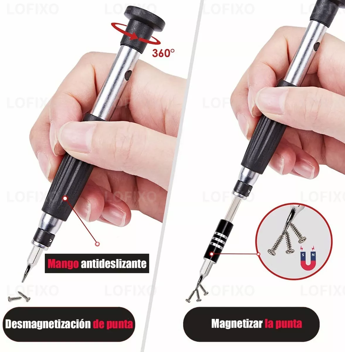 Juego De Herramientas Para Macbook,switch,xbox,ps4,celulares Negro/Rojo
