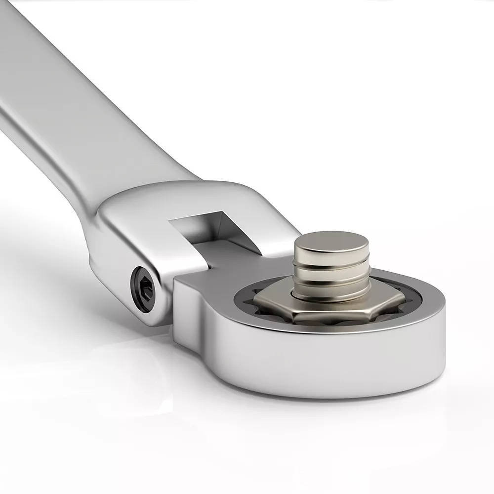 Kit De Herramientas Mecánicas De Matraca, 15 Piezas Gris