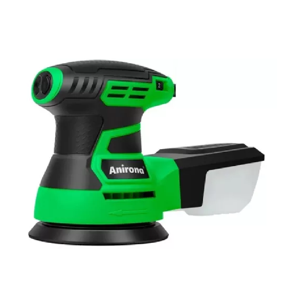 Lijadora roto orbital Anirona verde y negro 60Hz 450W 127V