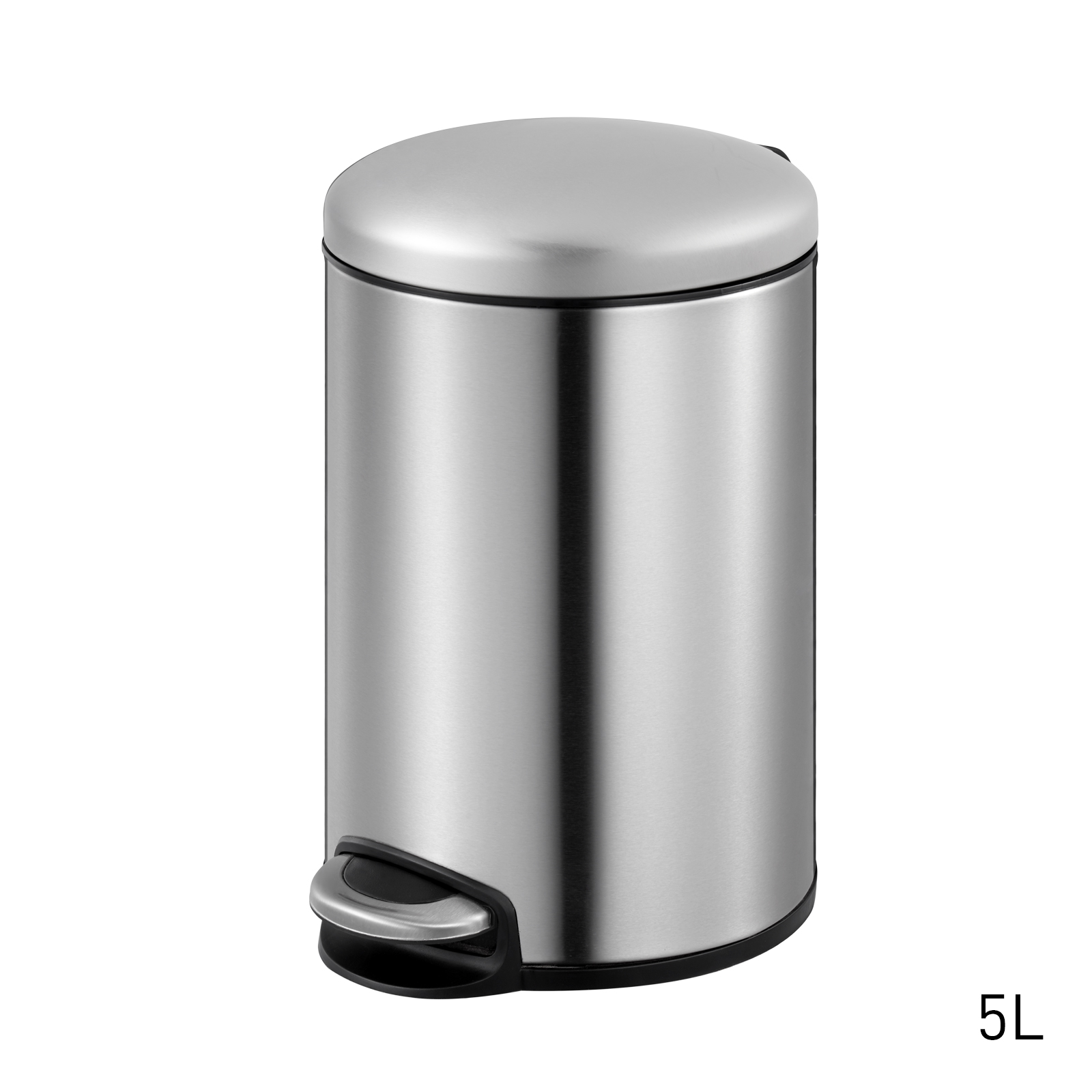 Bote de basura acero inoxidable para baño cocina oficina 5L Maggey