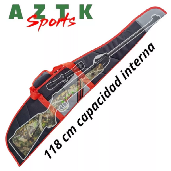 Aztk Funda Reforzada Poliester Calidad Para Rifles 118 Cm