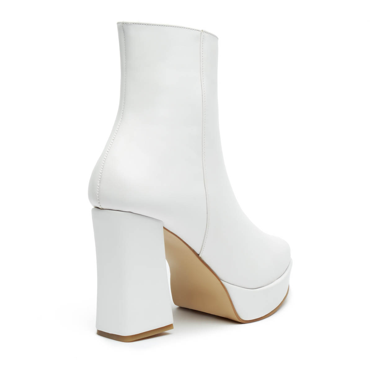 Botas De Vestir Fareli Carlotta Para Mujer Tacón Alto Blanco, Negro y Oro