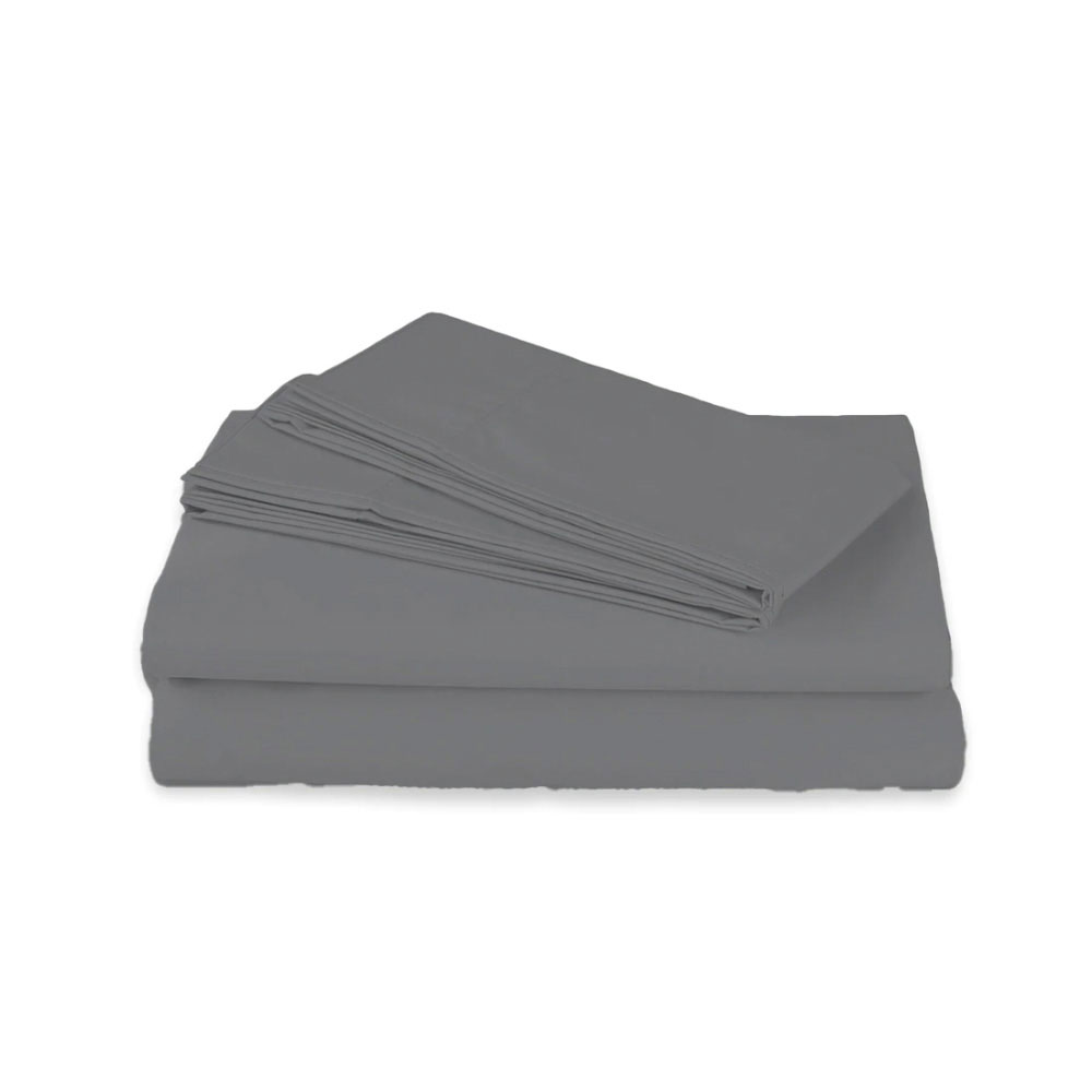 Juego de Sábanas King Size Spring Air Soft Sensation Gris.