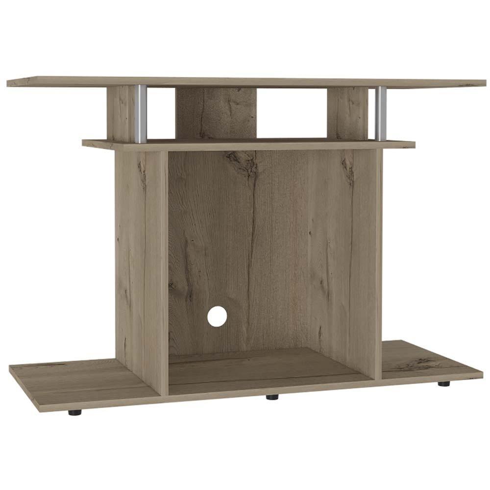 Mesa Lisboa Para TV de Hasta 40", Color café oscuro