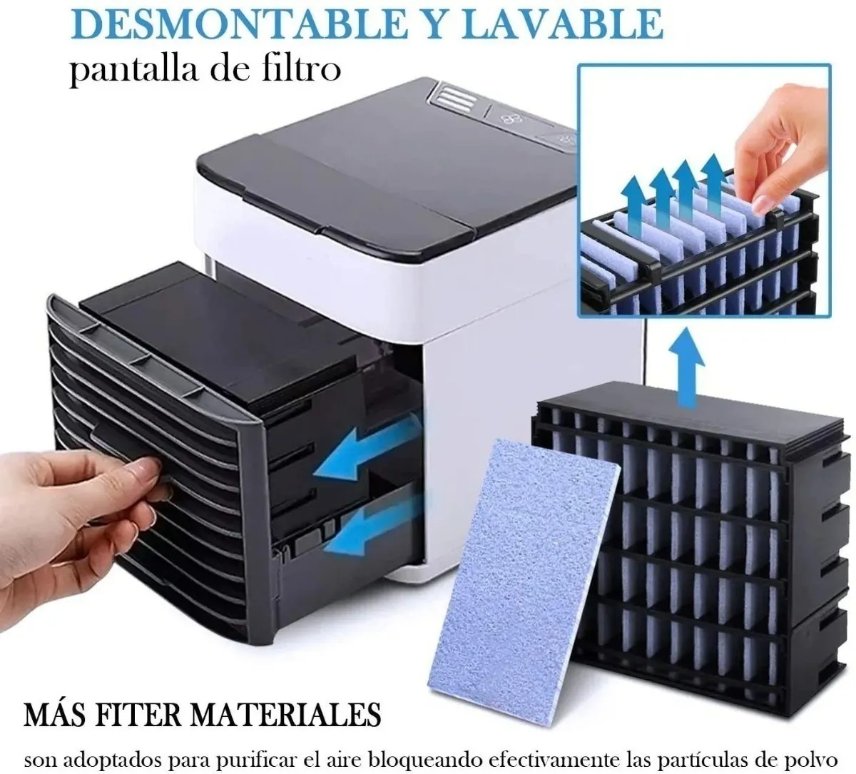 Mini Aire Acondicionado Portátil Enfriador Para Escritorio