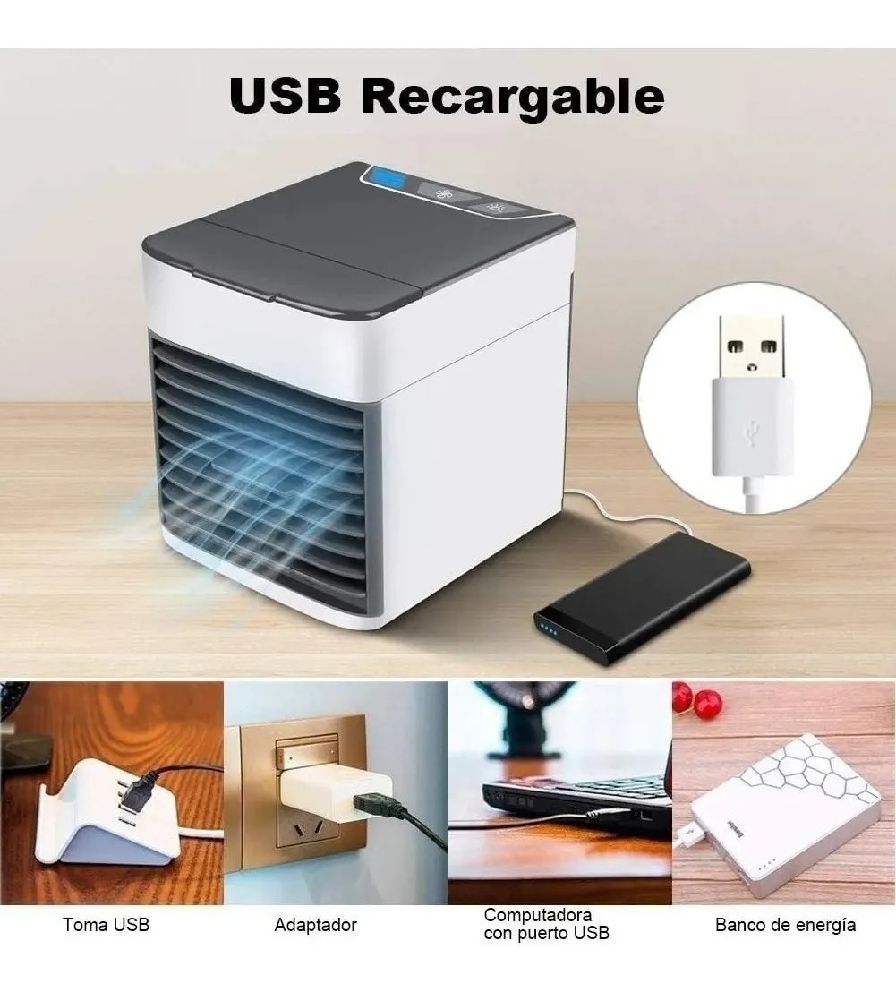 Mini Aire Acondicionado Portátil Enfriador Para Escritorio