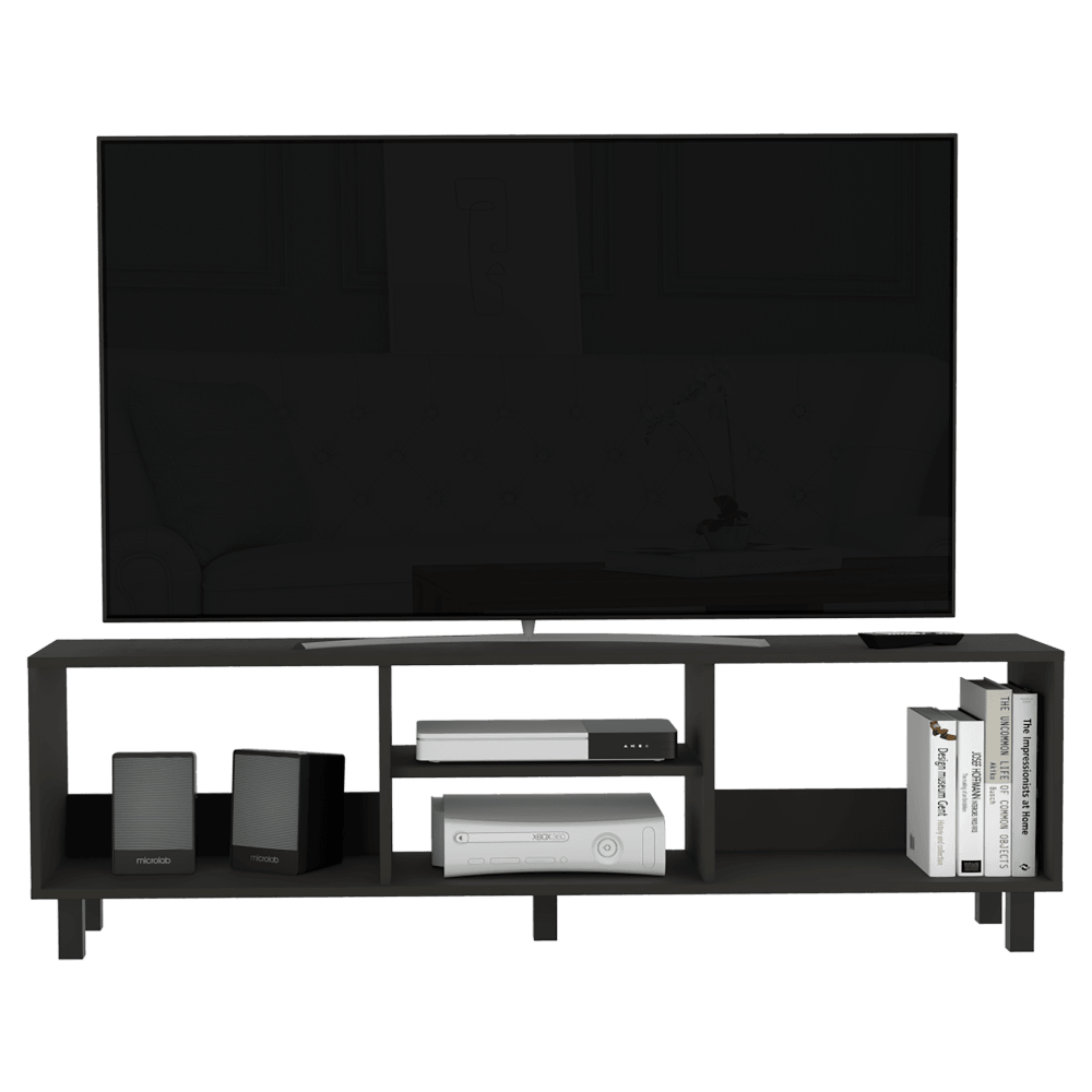 Mesa Para Tv Tunez, Color Wengue, para Televisor Hasta 70"