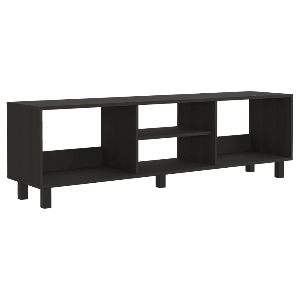 Mesa Para Tv Tunez, Color Wengue, para Televisor Hasta 70"