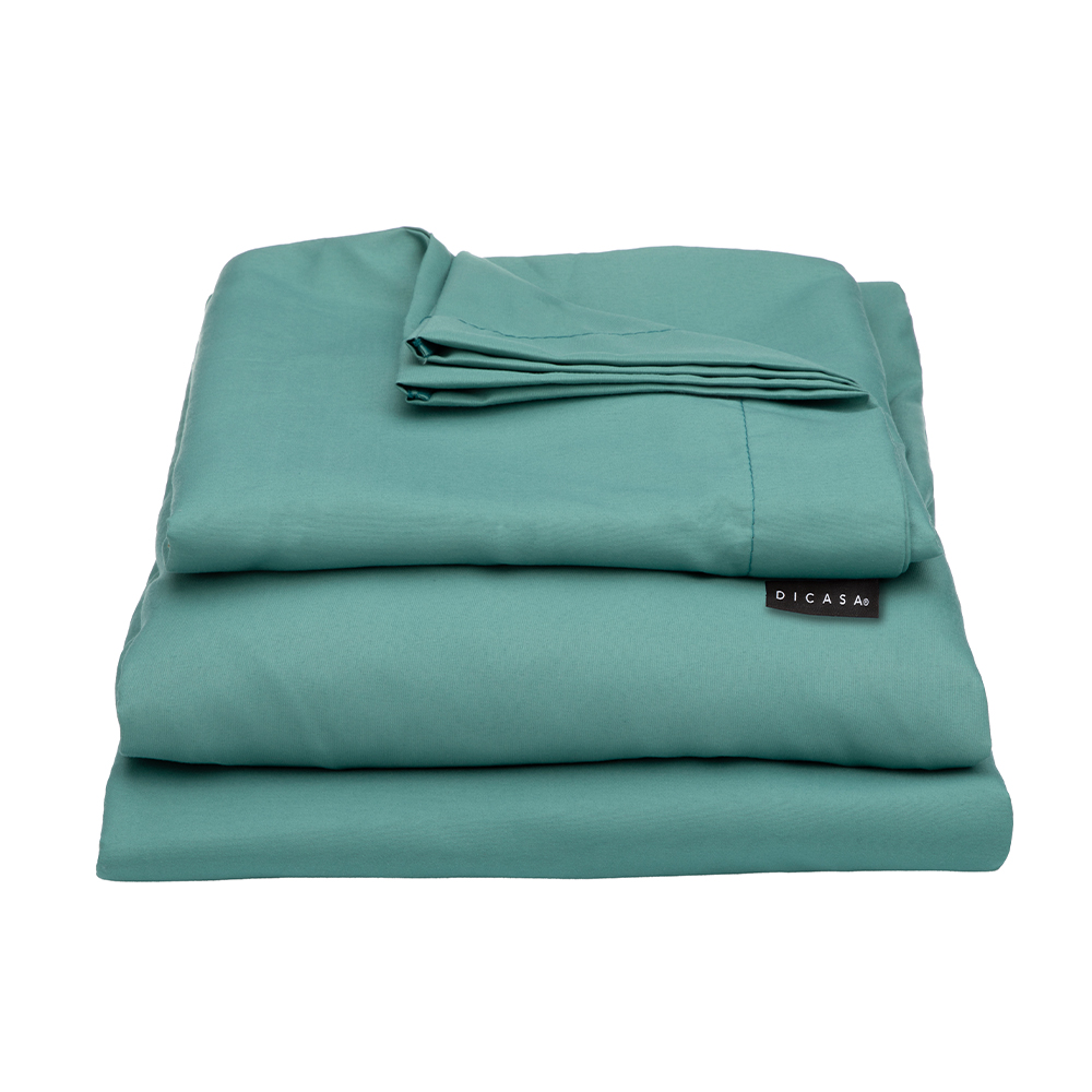 Juego de Sábanas King Size Dicasa Softy Verde Claro