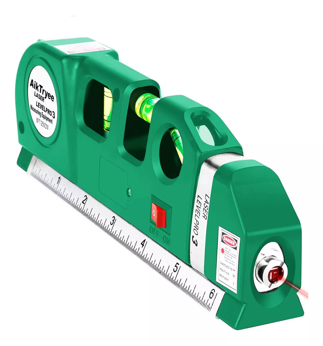 Nivel Láser Línea Profesional Fixit Level Pro 3 2.5m verde