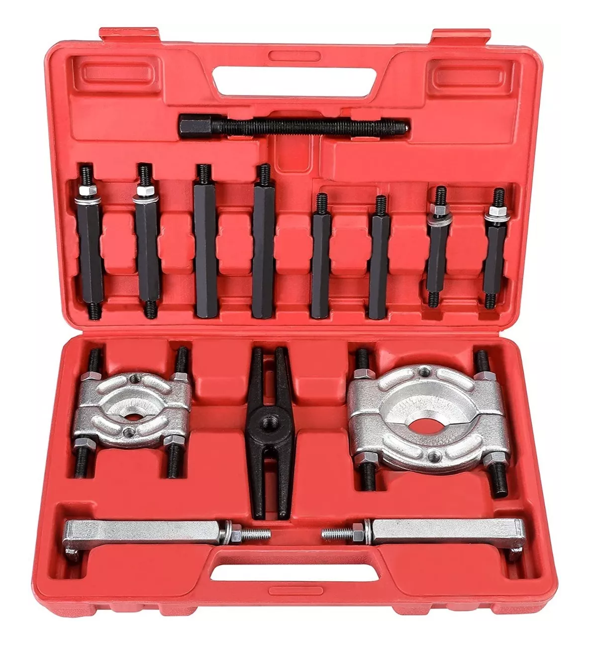 Extractores Y Separadores De Baleros Rodamientos P/auto 14pc Rojo/Plata